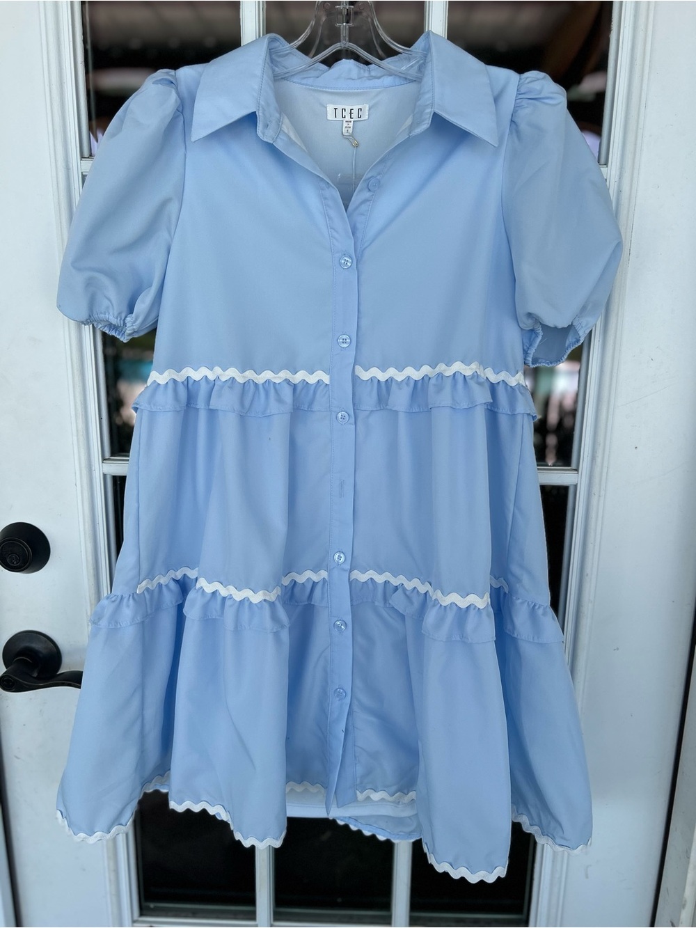 TCEC light blue dress
